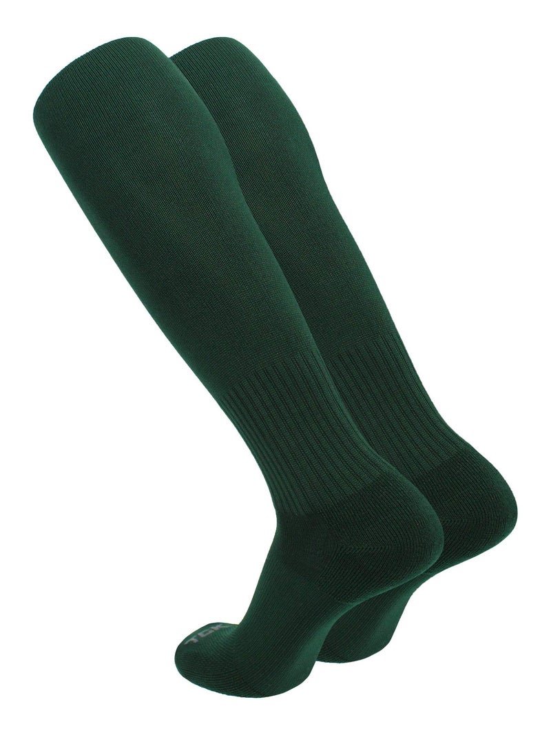 TCK Champion Over the Calf Baseball Socks (Dark Green, Large) - Image 2